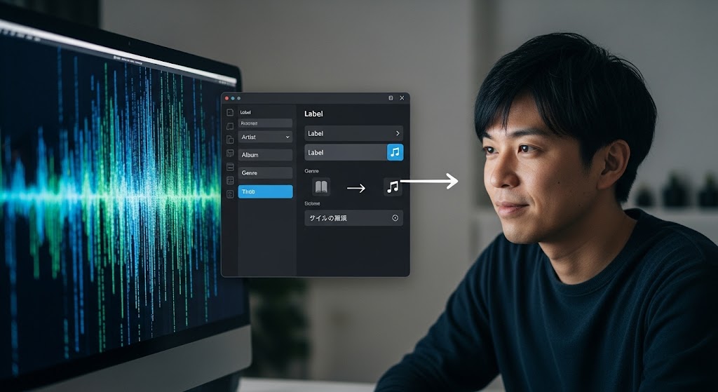itunesのオーディオブックからミュージックへの変換