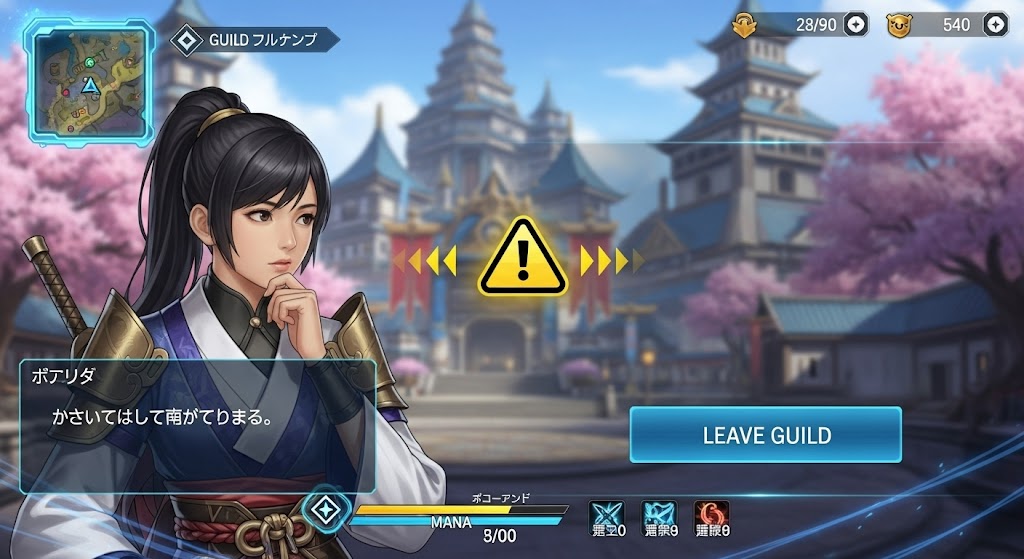 ギルドの脱退方法と注意点
