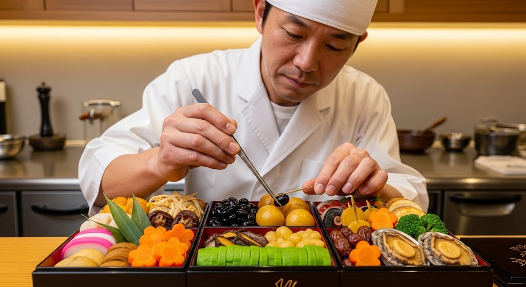 豪華な食材と林秀樹料理長による監修