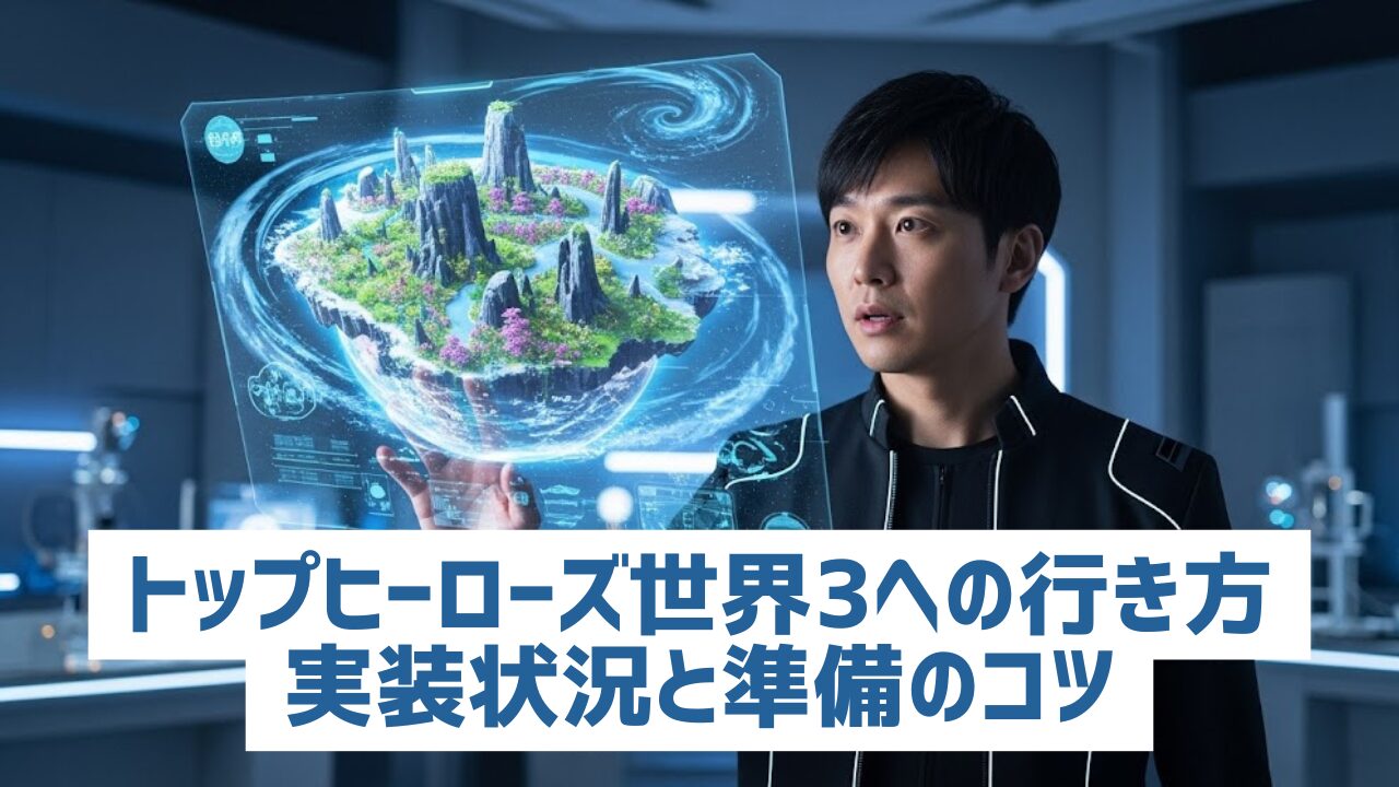 トップヒーローズ世界3への行き方｜実装状況と準備のコツ