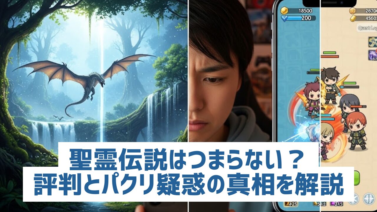 聖霊伝説はつまらない？評判とパクリ疑惑の真相を解説