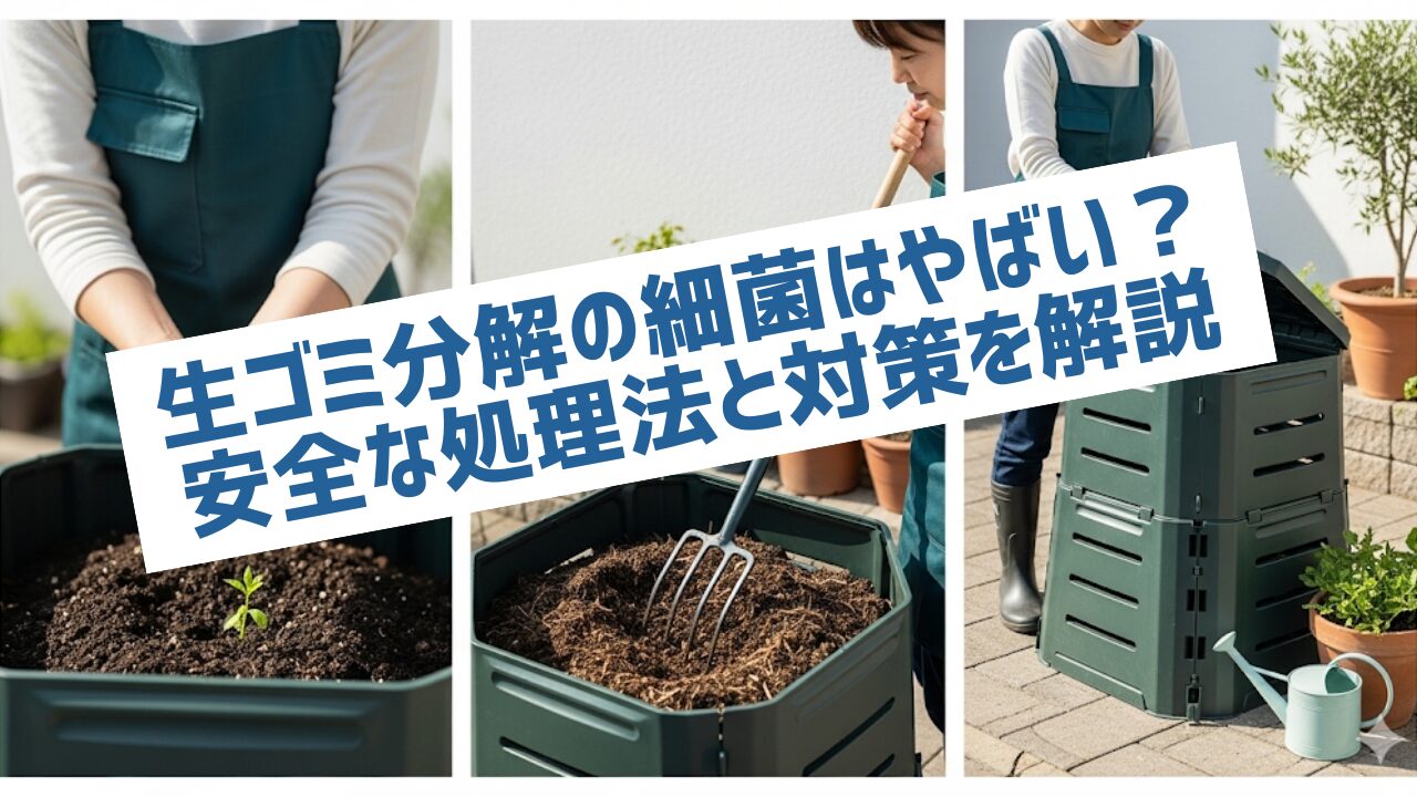 生ゴミ分解の細菌はやばい？安全な処理法と対策を解説